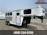 2026 3 horse Logan Coach Bullseye 3 Horse XL  Gooseneck