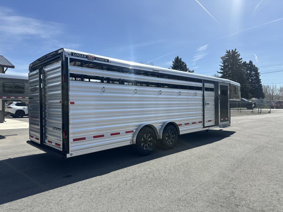 2026 Logan Coach 26' stock combo w/ dual man doors