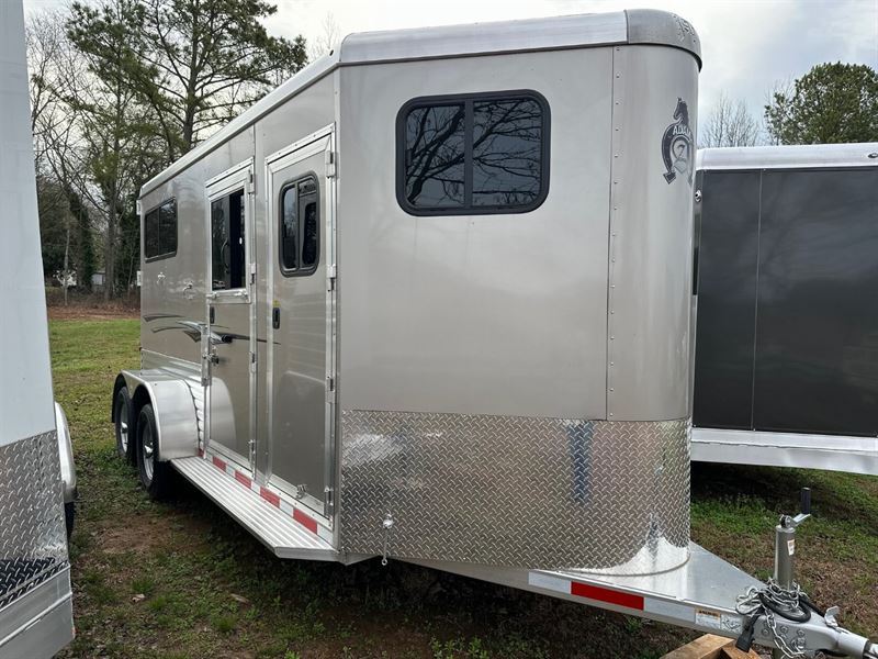 2023 Adam 2 Horse Straightload JuLite Bumper Pull