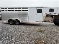 2026 3 horse Exiss Trailers Express CXF 3 Horse Slant Ramp Load GN