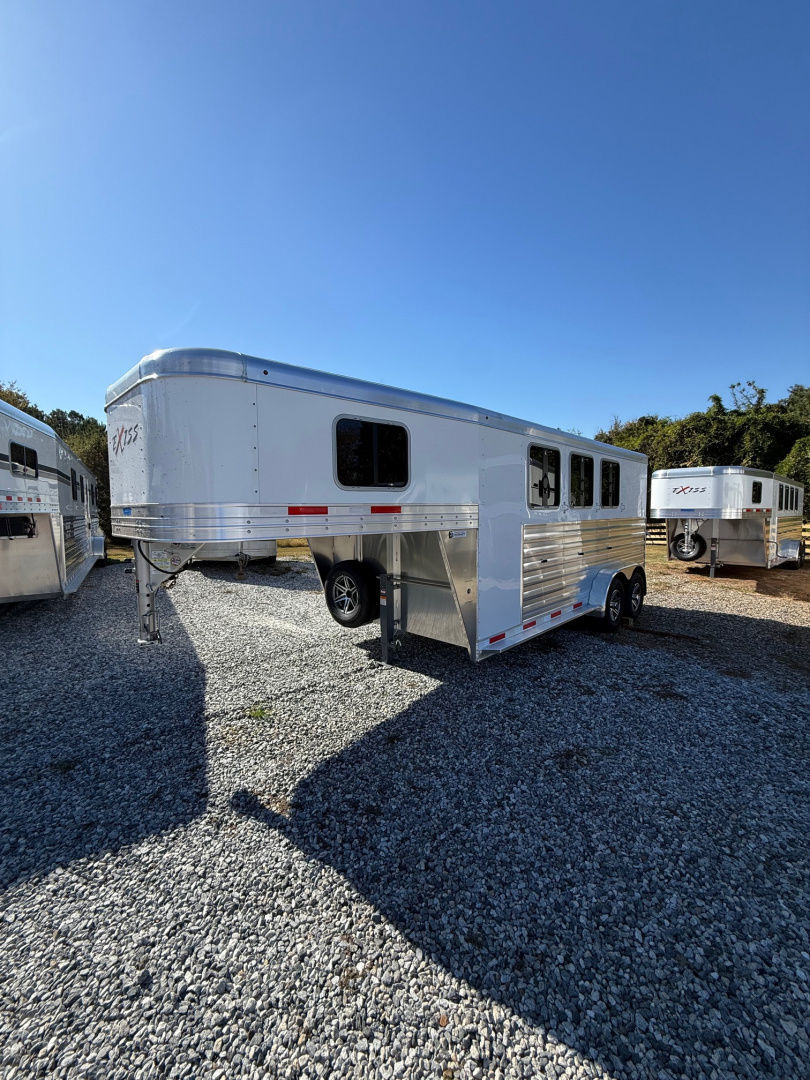 2026 Exiss express cxf 3 horse slant load gn w/ramp