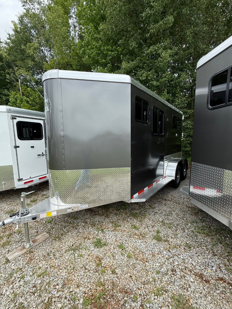 2026 Adam 2 horse straightload julite manger bumper pull
