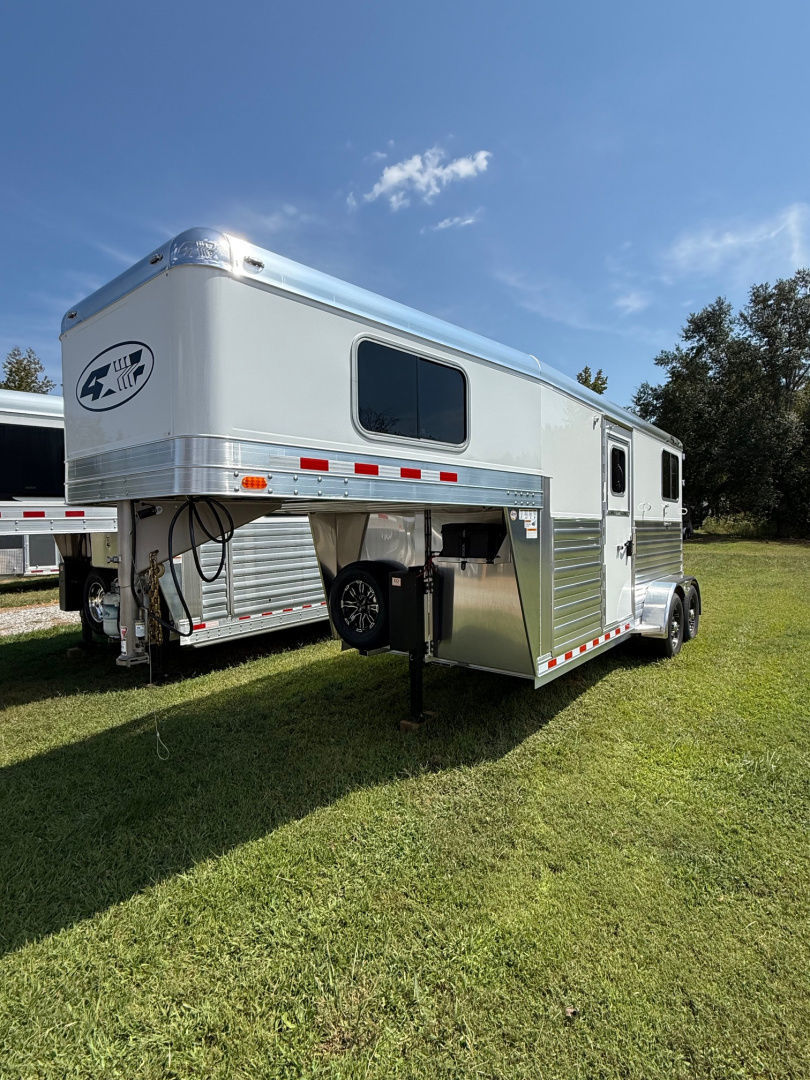 2027 4-star 2 horse straight load gooseneck