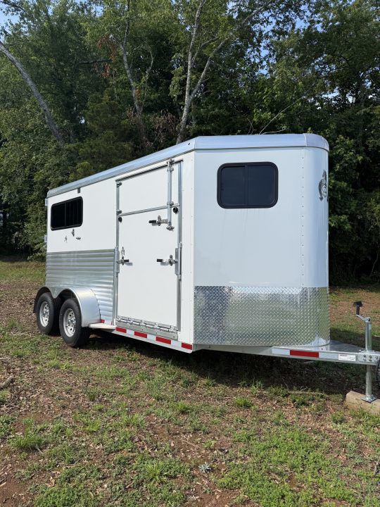 2024 Adam 2 horse straightload julite side ramp bumper pull