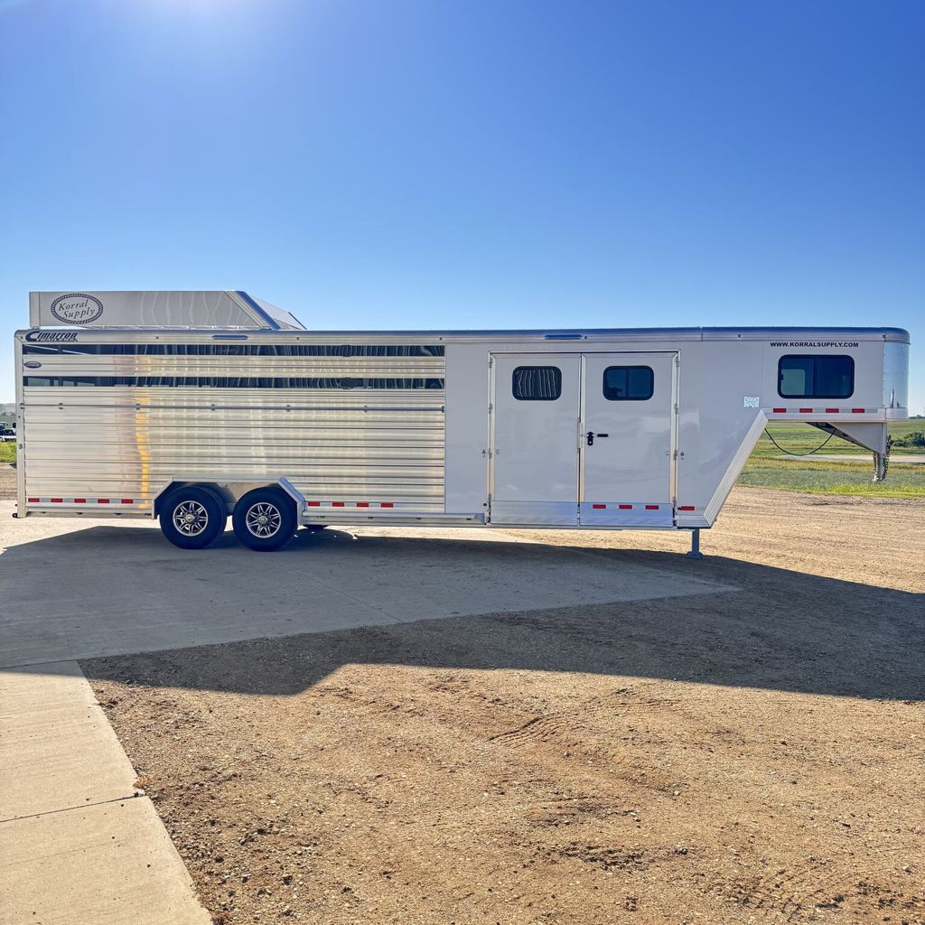 2026 Cimarron lonestar 28' stock combo - trainer tack - 3 compar