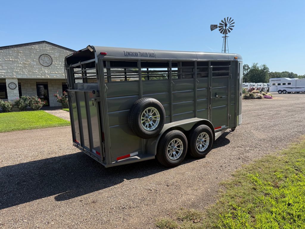2025 Calico 16-foot stock bumper trailer