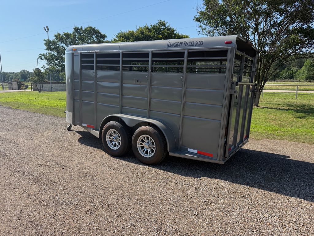 2025 Calico 16-foot stock bumper trailer