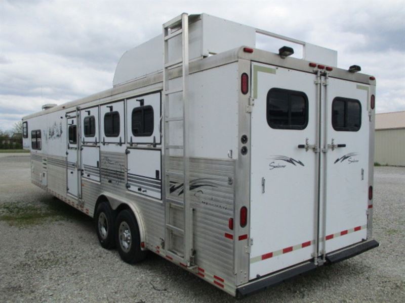 2002 Sundowner Trailers 8010 Mid Tack 4h All Aluminum Sunlite