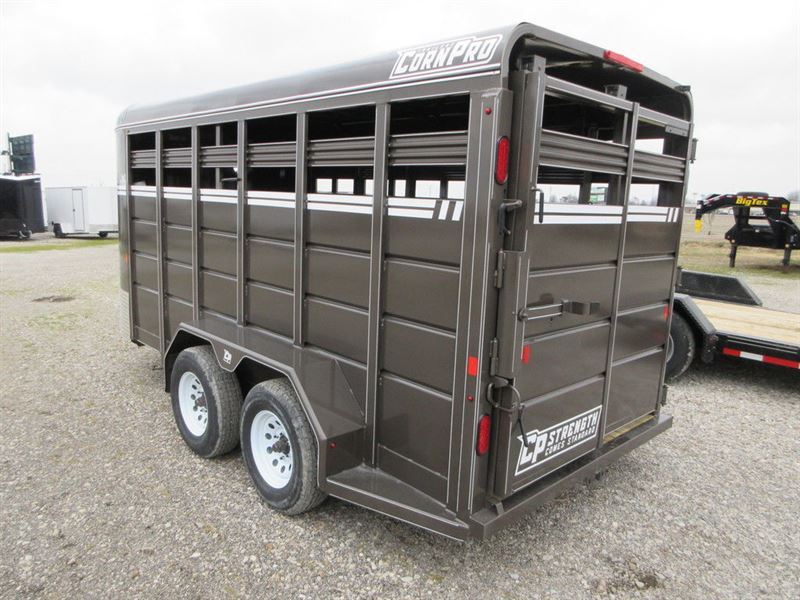 2026 CornPro 16' bp stock 6' wide 6'6" tall 7,000 gvwr slider i