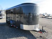 2026 3 horse Corn Pro 3H Slant BP 18' Long 6'8" Wide 7' Tall 12,000 GVWR