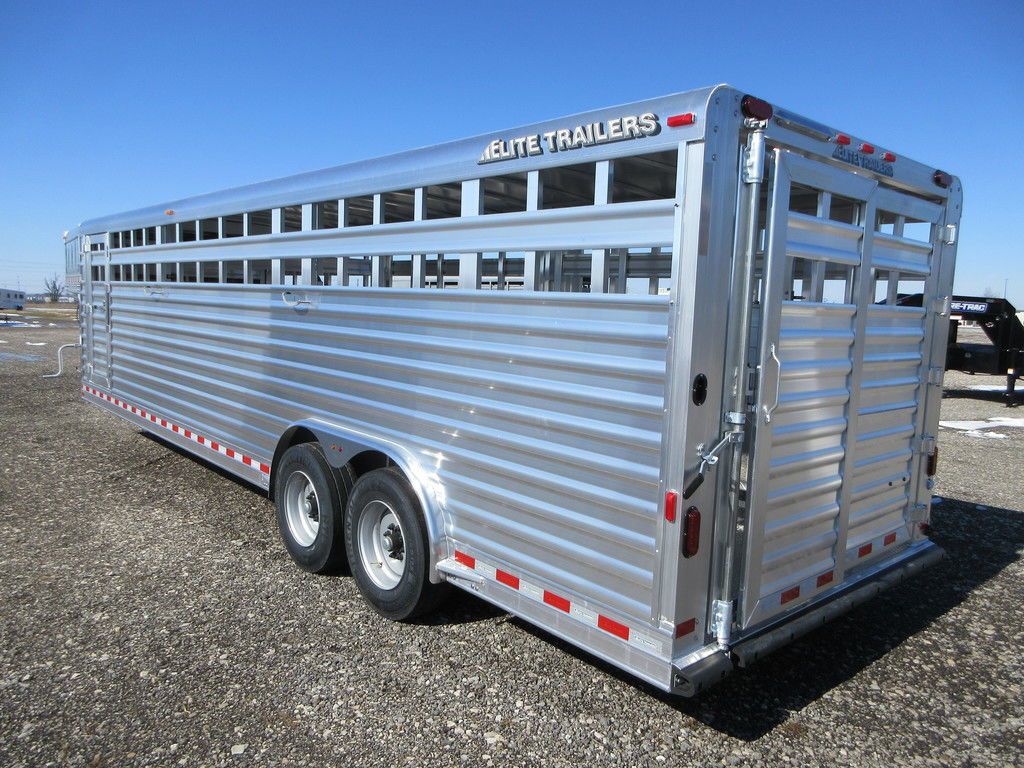 2026 Elite 8x28x6'6" tall aluminum stock