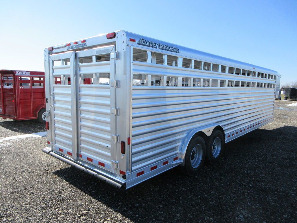 2026 Elite 8x28x6'6" tall aluminum stock