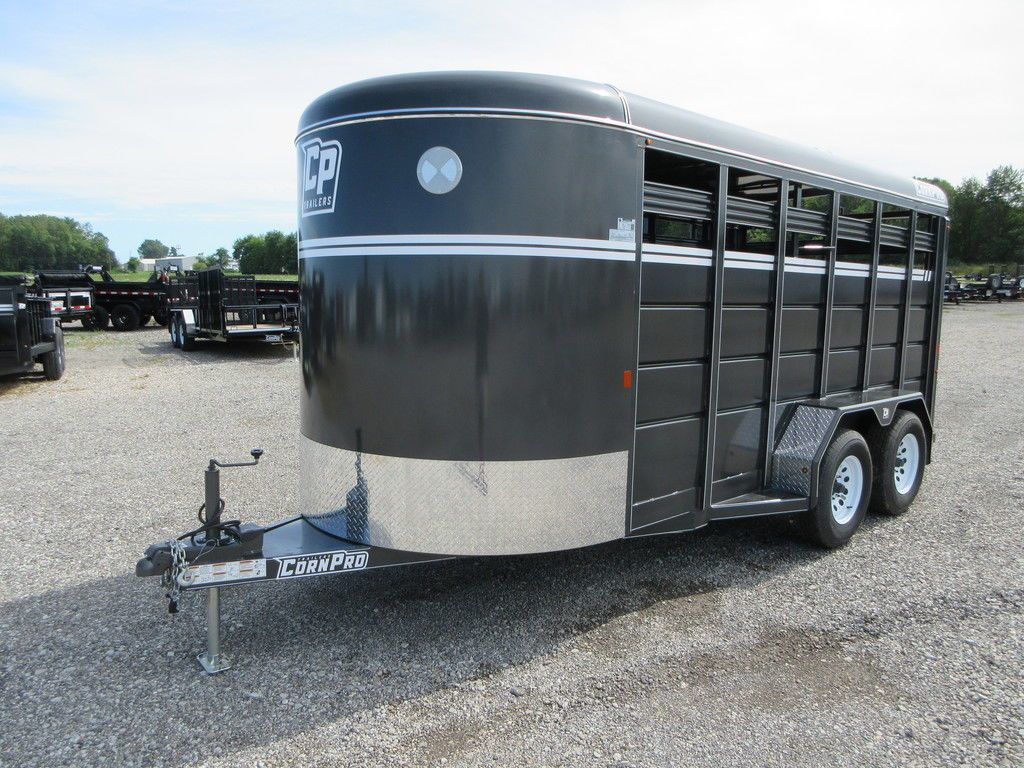 2025 CornPro 16' bp stock 6' wide 6'6" tall 7,000 gvwr slider i