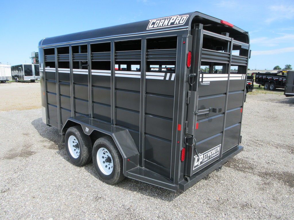 2025 CornPro 16' bp stock 6' wide 6'6" tall 7,000 gvwr slider i
