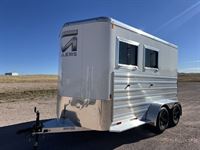 2025 2 horse Merhow Trailers Bar M 2 Horse Slant  **IN STOCK**