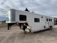 2019 3 horse Merhow Trailers 8311RWS Next Gen **IN STOCK**