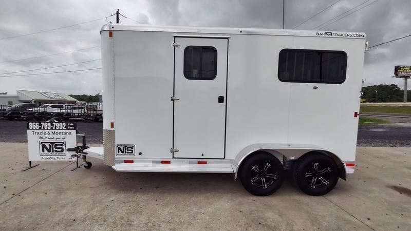 2025 Bar-M 2 Horse Straight Load Bumper Pull Trailer