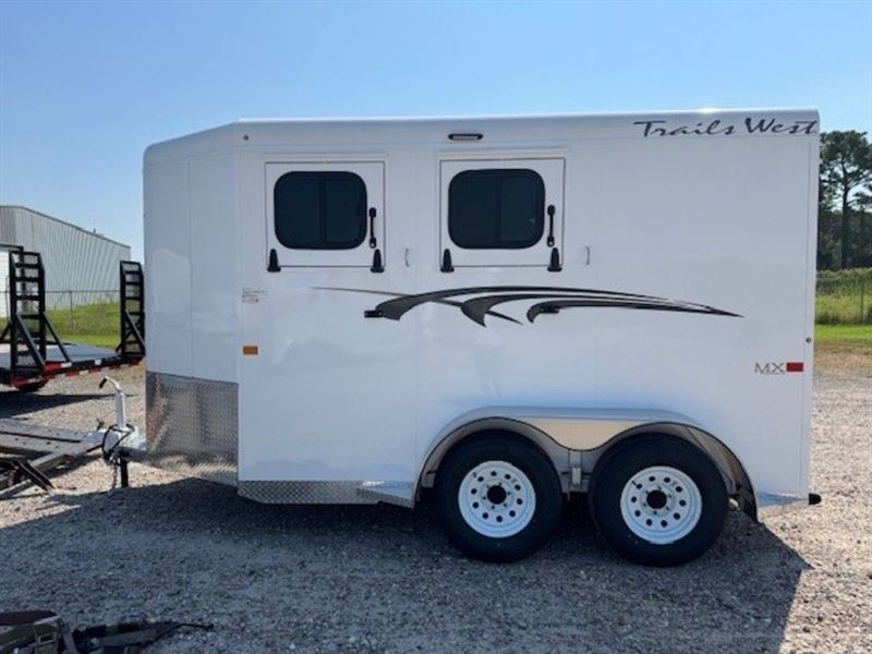 2026 Trails West 2 Horse Bumper Pull Trailer