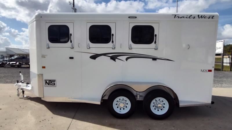 2025 Trails West 3 Horse Bumper Pull Trailer