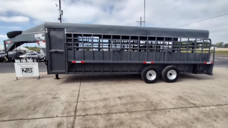 2025 Big Bend 24' Livestock Gooseneck Trailer