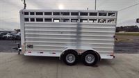 2025  horse Bar-M 16' Livestock Bumper Pull Trailer