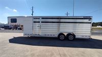 2026 Stock horse Cimarron 24' Livestock Gooseneck Trailer