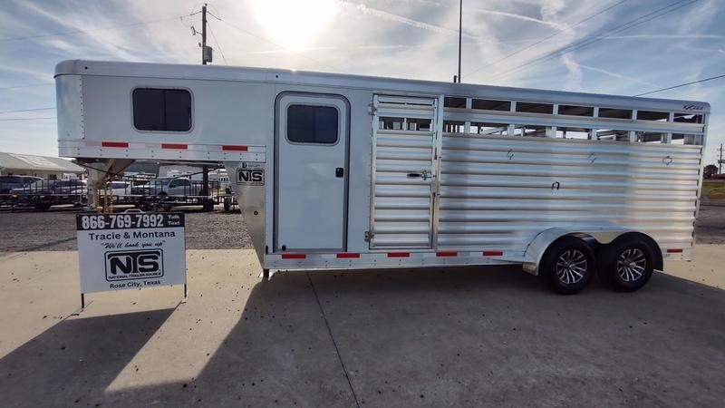 2025 Exiss 20' Livestock Gooseneck Trailer