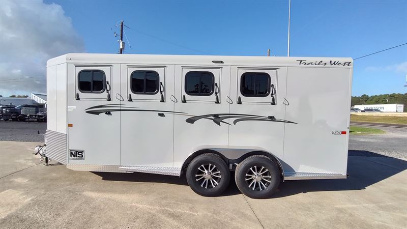 2026 Trails West 4 Horse Bumper Pull Trailer