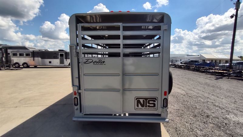 2026 Delta 16' livestock bumper pull trailer