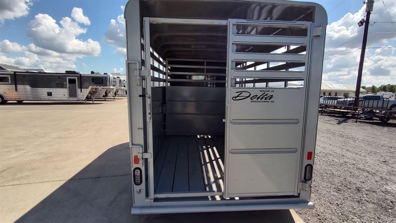 2026 Delta 16' livestock bumper pull trailer