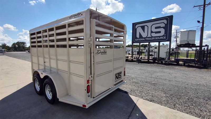 2026 Delta 14' livestock bumper pull trailer