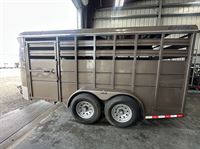 2023 3 horse Delta 3 Horse Bumper Pull Trailer