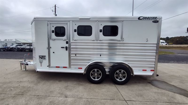 2026 Cimarron 3 horse bumper pull trailer