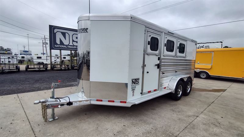 2026 Cimarron 3 horse bumper pull trailer