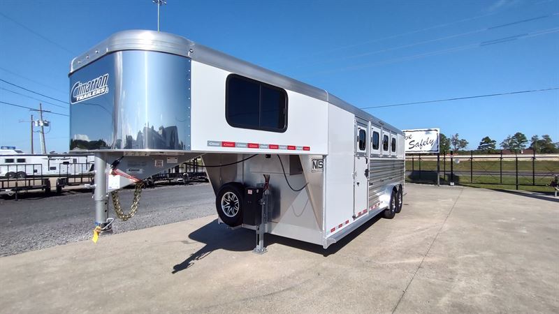 2026 Cimarron 4 horse gooseneck trailer