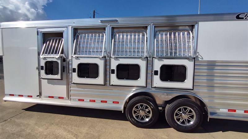 2026 Cimarron 4 horse gooseneck trailer