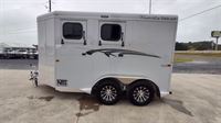 2026 2 horse Trails West 2 Horse Bumper Pull Trailer