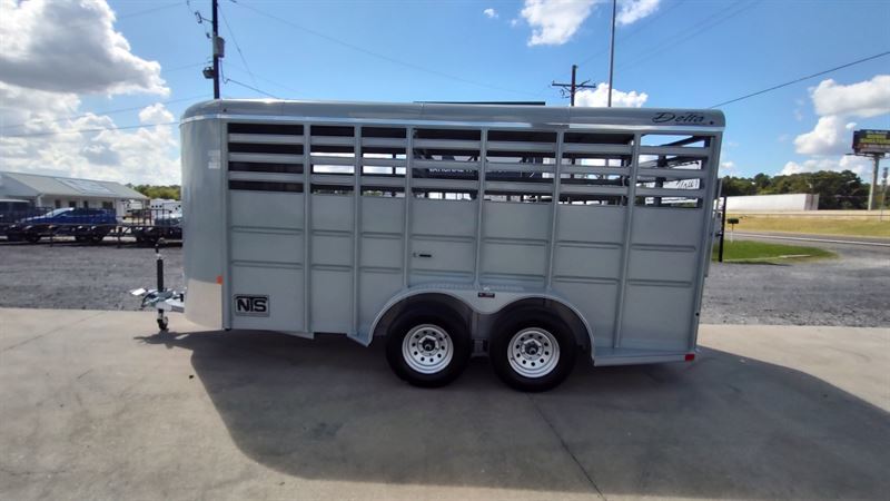 2026 Delta 16' livestock bumper pull trailer