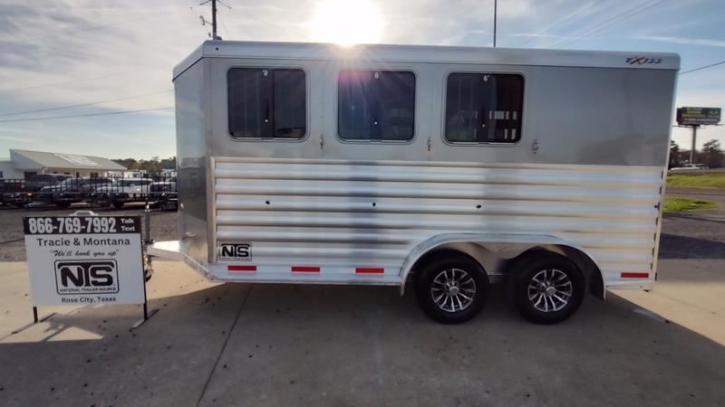 2025 Exiss 3 horse bumper pull trailer