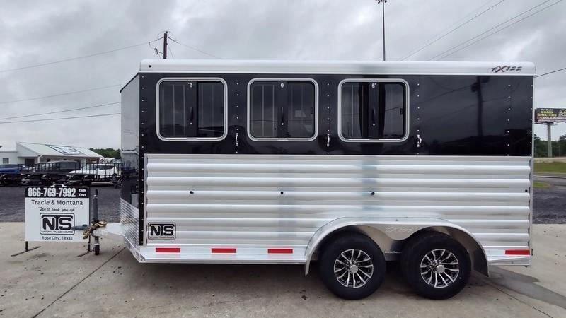 2025 Exiss 3 horse bumper pull trailer