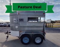 2006 2 horse WW 2 Horse Straight Load Bumper Pull Trailer