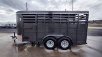 2026 Stock horse Delta 3 Horse Bumper Pull Trailer