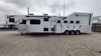 2026 4 horse Lakota Trailers BigHorn 4 Horse Side Load 16' Living Quarters