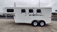 2026 3 horse Trails West 3 Horse Gooseneck Trailer