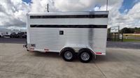 2026 Stock horse Shadow 16' Livestock Bumper Pull Trailer