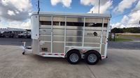 2026 2 horse Maverick 2 Horse Bumper Pull Trailer