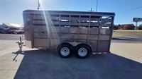 2023 3 horse Delta 3 Horse Bumper Pull Trailer