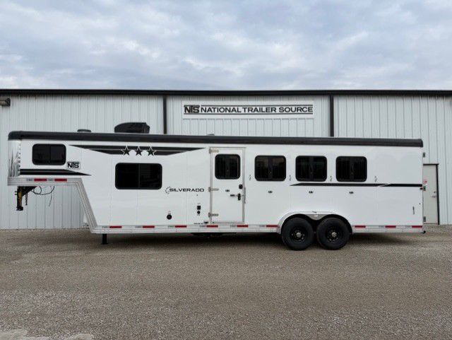 2026 Bison Silverado 4 Horse 8' Living Quarters