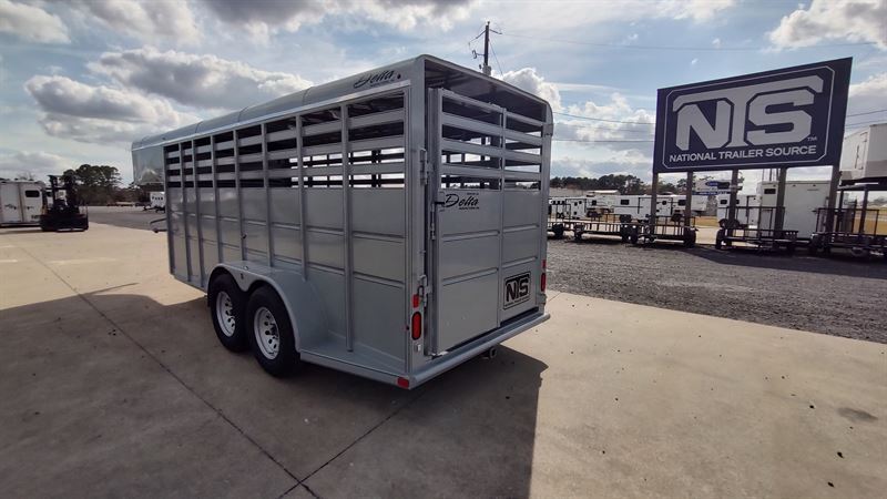 2026 Delta 16' livestock gooseneck trailer