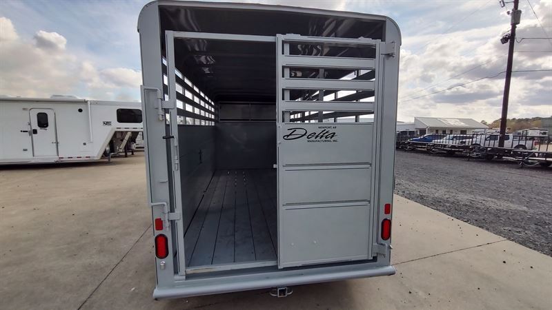 2026 Delta 16' livestock gooseneck trailer